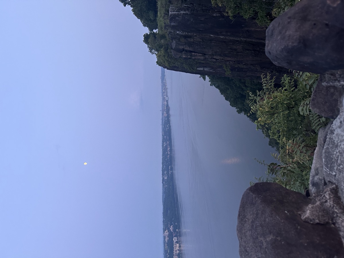 A river overlook from a hiking trail.